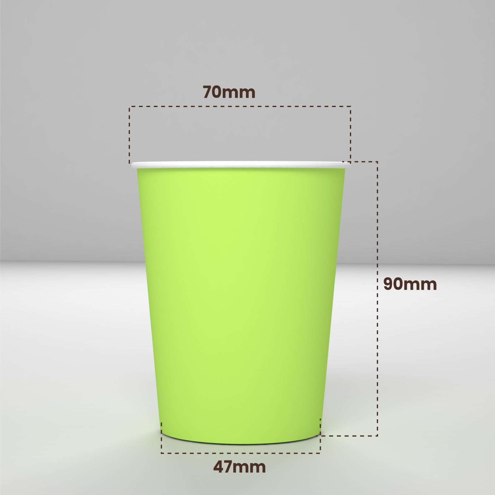 100 Bicchieri Carta 200ml Biodegradabili - Mix Colori, Made In Italy, Per Bevande Calde E Fredde - Foto 2