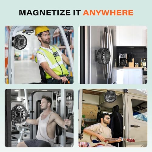 A2C Magnetic Golf Cart Fan