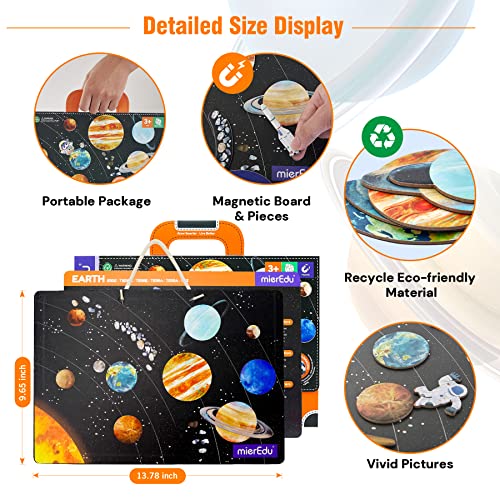 Mieredu Solar System For Kids,Planets Toys Create The Milky Way For Science Steam Educational Preschool Early Learning Puzzle Interactive Play Kit, Space Toys For Kids 3 4 5 6 7 8 #TOP1