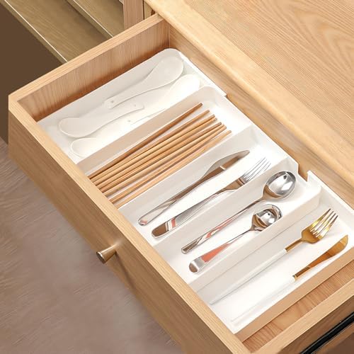 Organizzatore Cubetti Con Divisori Ajustables - Bandeja Per Cubiertos Con Tapa, Ideale Per Viaggi E Campeggio - Foto 11
