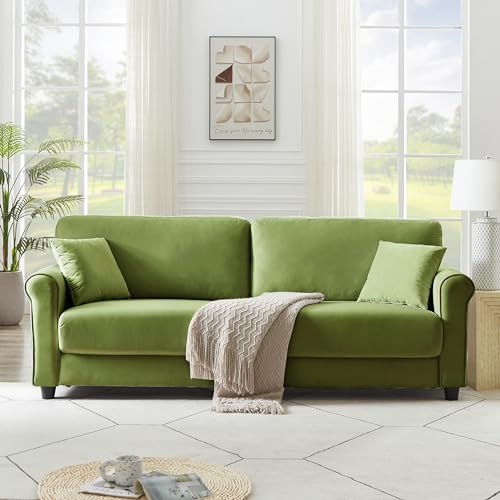 kevarada 82.48" Velvet Upholstered Sofa Couch,3 Seater Couch Loveseat Sofa