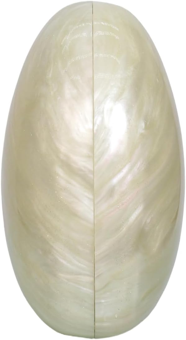 Stylish Women Acrylic Evening Clutch Heart Shape Handbag Amber Top Handle Purse Bag for Party Prom Cocktail - Image 5