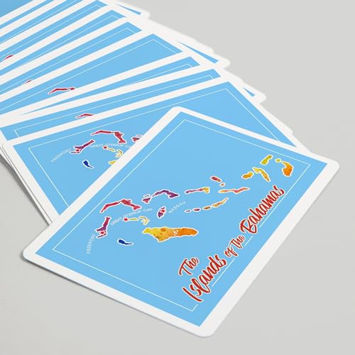 Baraja Bahamas Mapa Colorido 52 Cartas Poker miniatura 5