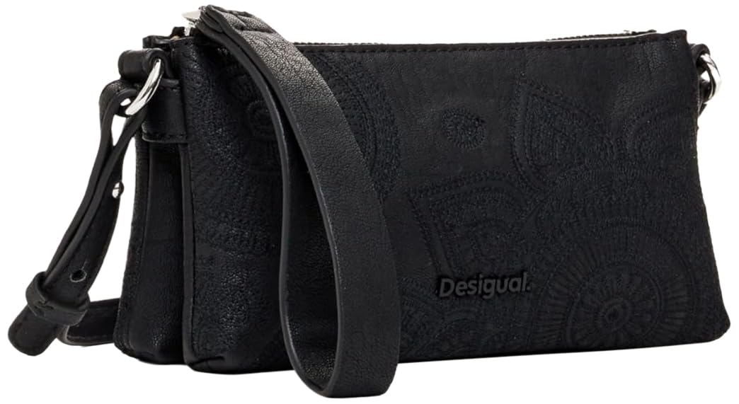 Desigual Women's Mone_Dejavu Dortmund Baby Bi-Fold Wallet, Black, 0