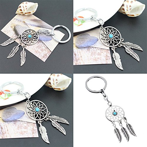 Preisvergleich Produktbild LAMEIDA Schlüsselanhänger für Mädchen Nette Dream Catcher Schlüsselanhänger Quaste Anhänger Dekoration für Handys Tasche Auto Geschenk 1 stücke