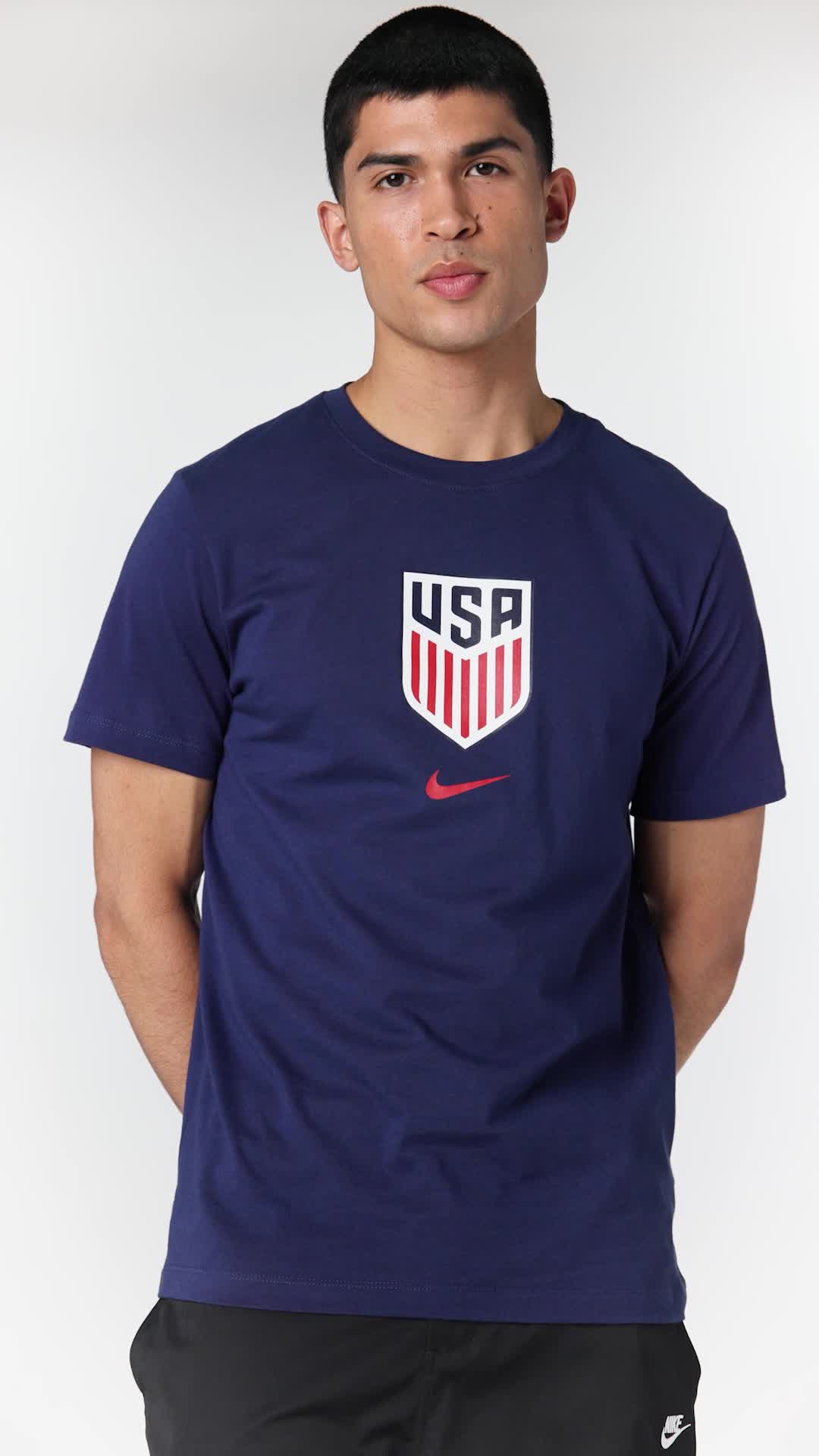 Amazon.com: Nike Men's USA Crest Tee, Midnight Navy, Small