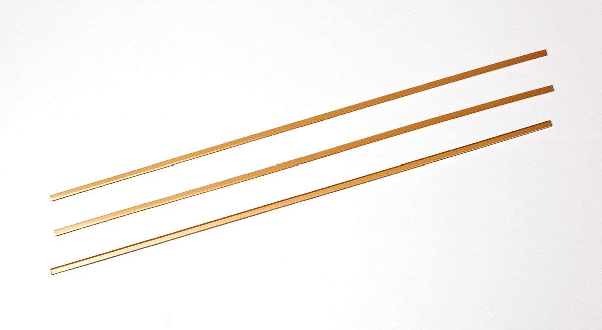 Orfit Strips, Gold, 1/12" x 17" x 1/5", 10 Pack