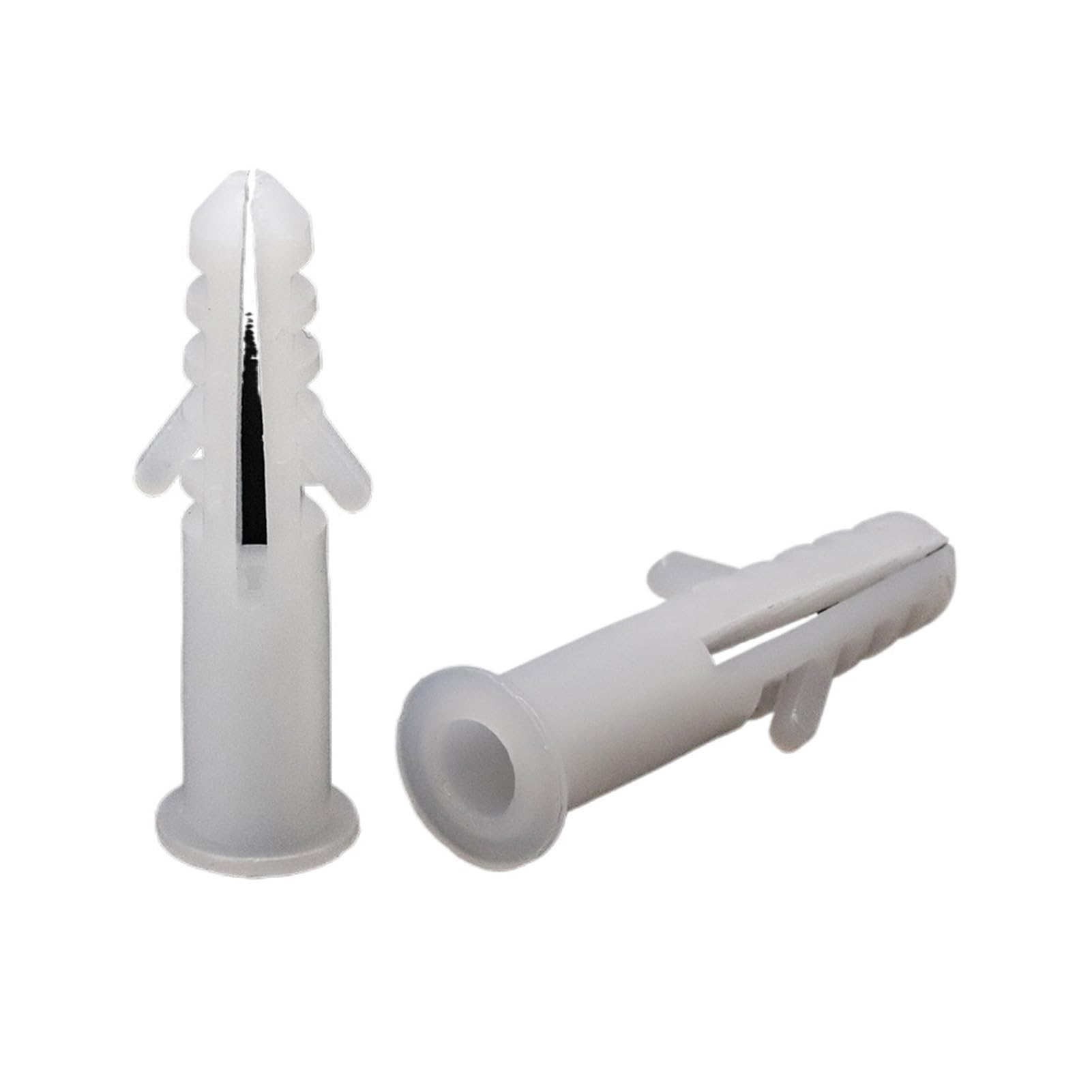 Plastikowa rura rozprężna, kołki ścienne, białe plastikowe kotwy rozporowe M5-M14 10-30 szt. do śrub samogwintujących (M6 x 30 (30 szt.)