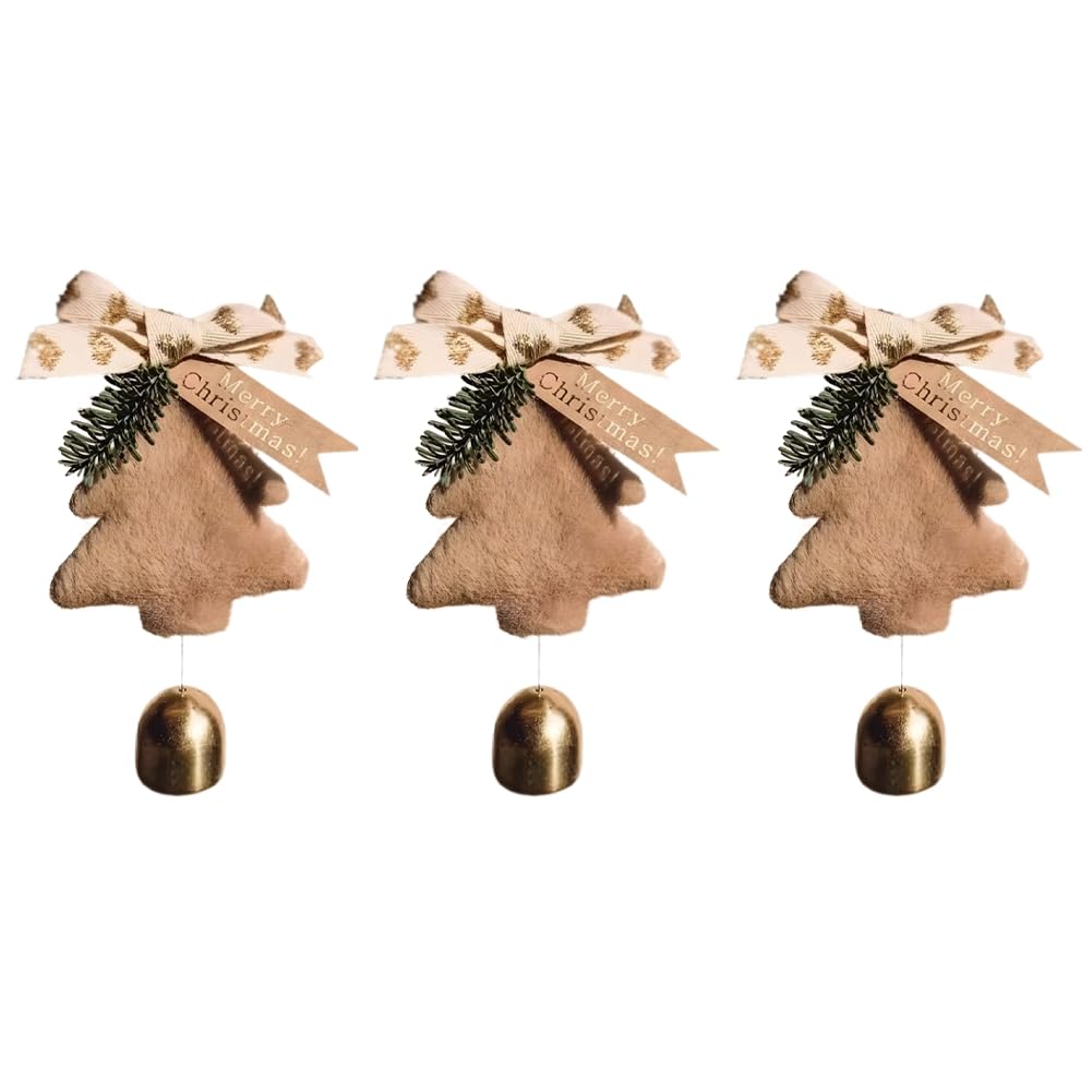 Osmond Christmas Tree Pendant Happy New Year Bell Pendant Merry Christmas Home Decorations Christmas Ornaments Couple Gifts B