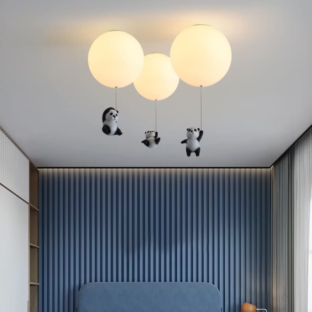 Żyrandol balonowy, lampa sufitowa do pokoju dziecięcego, kreatywna lampa w kształcie balonu, dekoracyjna lampa do sypialni, ogrodu dziecięcego, salonu, sypialni, 25 cm / Sb/20 cm