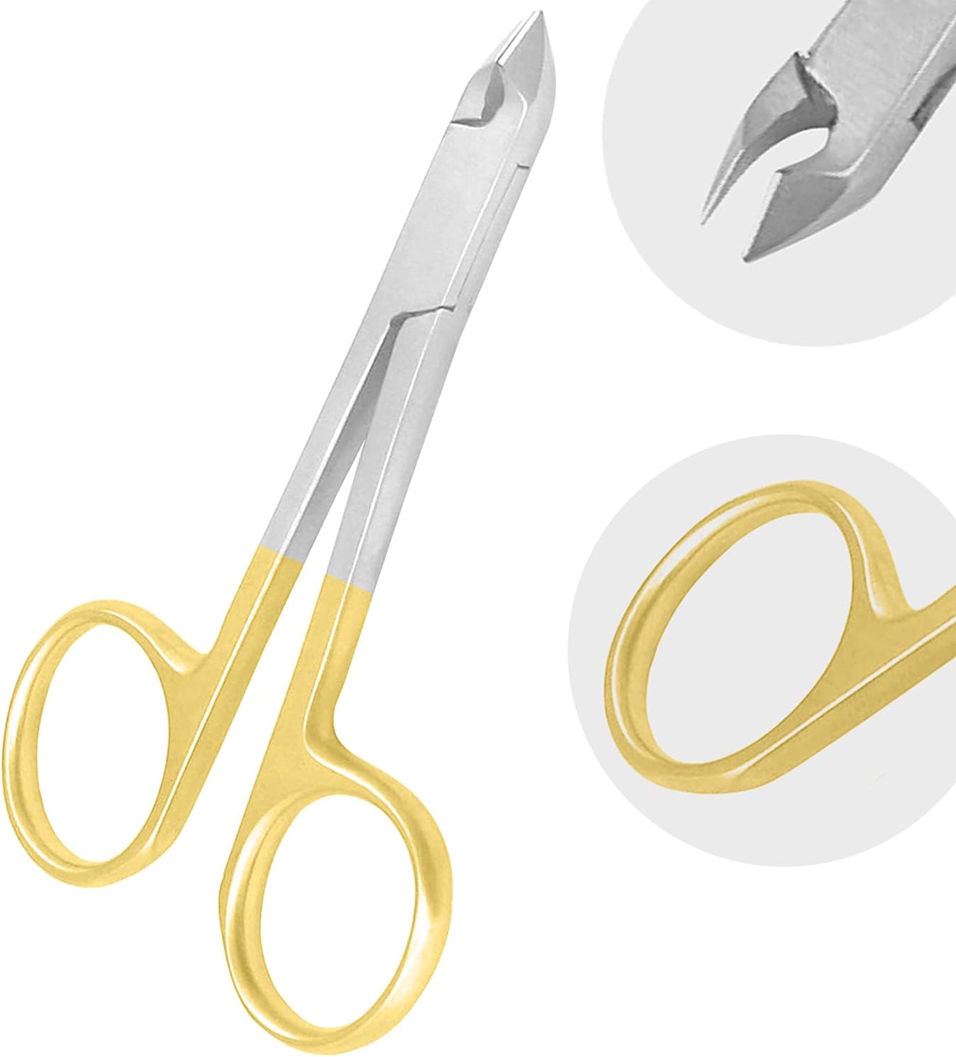Gold Handle Cuticle Nipper Scissors Style,cuticle Clipper, Nail Clipper,with Scissors Style,mini Clipper/nipper