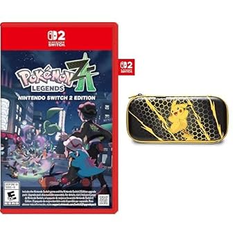 PokemonTM Legends Z-A - Nintendo SwitchTM 2 Edition + PowerA Slim Case for Nintendo Switch 2 Pikachu Storm Gaming Bundle