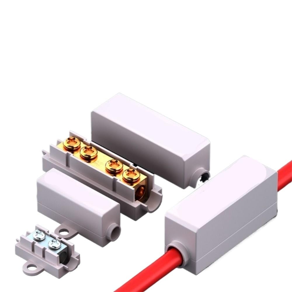 Connettore a filo Splitter ad alta potenza Morsettiere per cavi elettrici rapidi Connettori scatola di giunzione Grande conduttore di corrente in ottone (NS-6A)