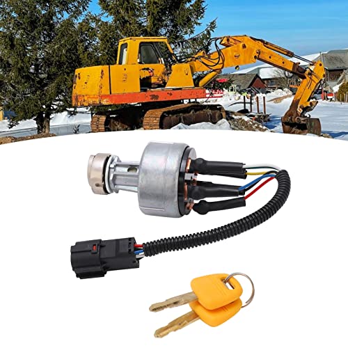 Interruptor de encendido de arranque para Sany SY210 con 2 llaves 5