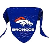Hunter MFG Denver Broncos Mesh Dog Bandana, Large