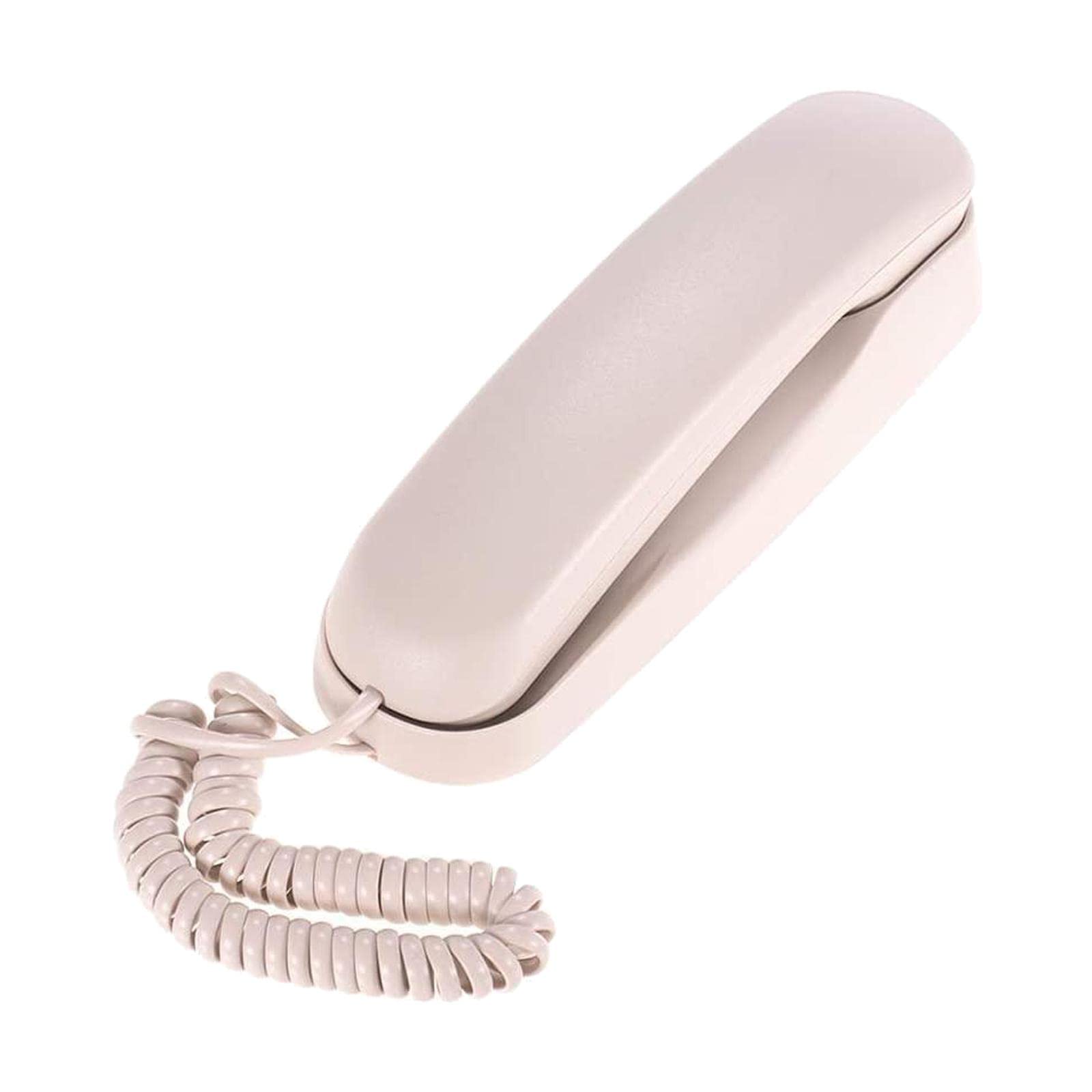 wall mount desktop corded fixed telephone landline wired handset phone pink| corded telephones| home telephones & accessories |consumer electronics