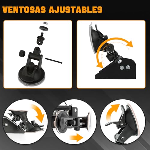 Baliza de Advertencia IP66 Impermeable con 9 Modos Flash para Coche 5