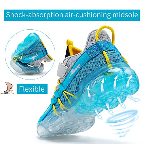 Image of JMFCHI Boys Girls Kids Sneakers Knitted Mesh Running Tennis Athletic Shoes | Breathable,Lightweight,Comfortable,Non-slip,Easy wear,Casual fashion,Indoor outdoor,Gym sport,Daily play,Little /Big Kid