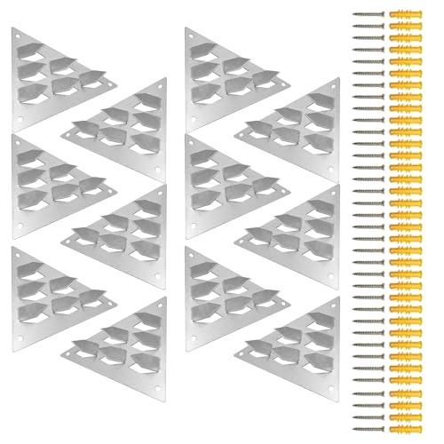 Fijaciones A Presión Para Paneles De Pared,12 Piezas De Antirhumor,Hardware De Montaje Para Paneles Acústicos De Empalamiento | Para Hogar, Estudio De Música, Oficina Doméstica Y Apartamento