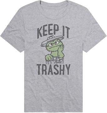 Popfunk Official Sesame Street Adult Unisex Classic Ring-Spun T-Shirt Collection