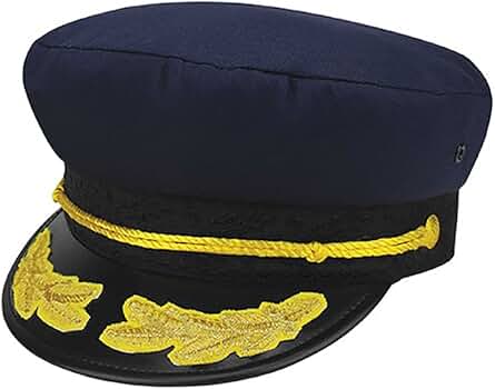 帽子 Captains hat TOP HEADWEAR Nautical Captain Hat - Navy at Amazon Men's