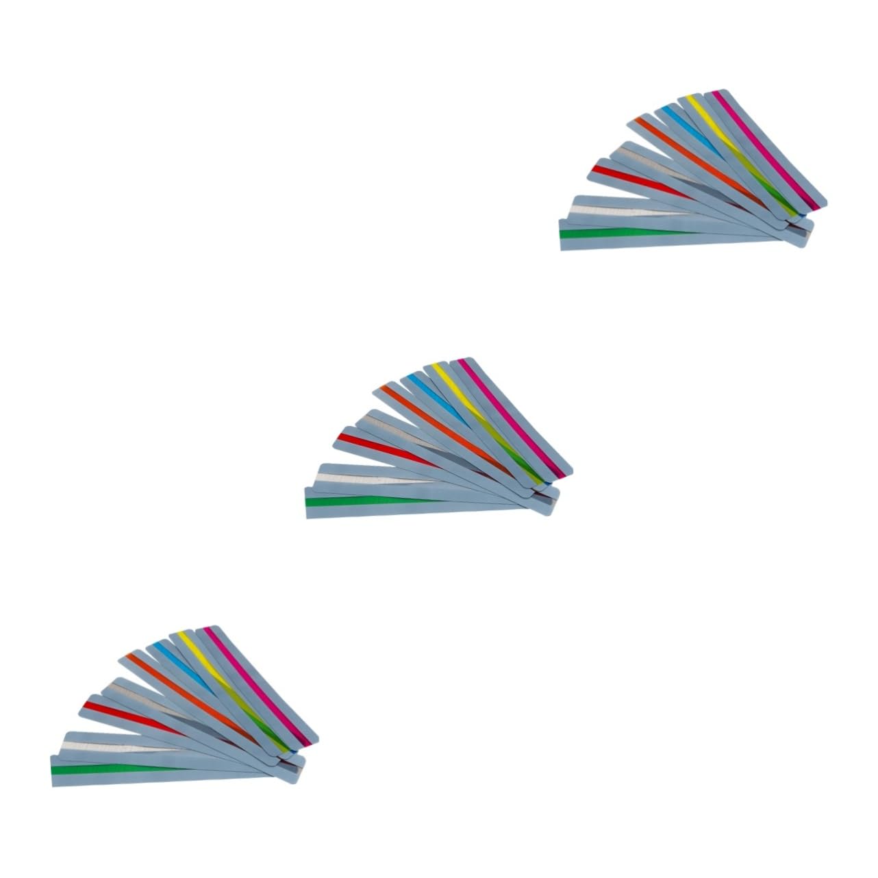 STOBOK 96stücke Transparente Pvc Lesezeichen Wasserdichte Und Kreative Bookmarks Für Dekoration Und -projekte Große Farben Für Und Notizbücher