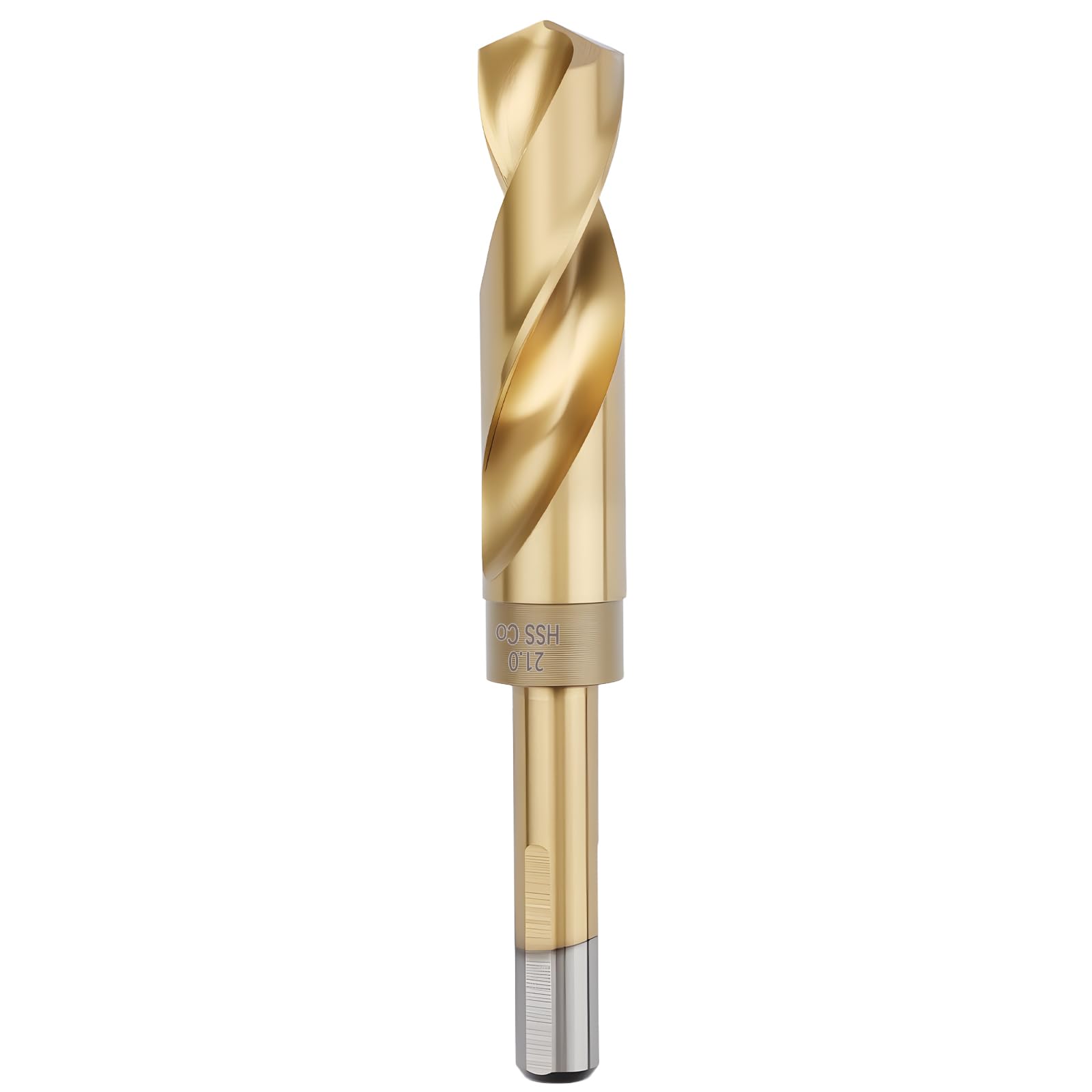 MOXPIFY 21mm Metal Drill Bit, M35 HSS 5% Cobalt Drill Bit for Hard Steel