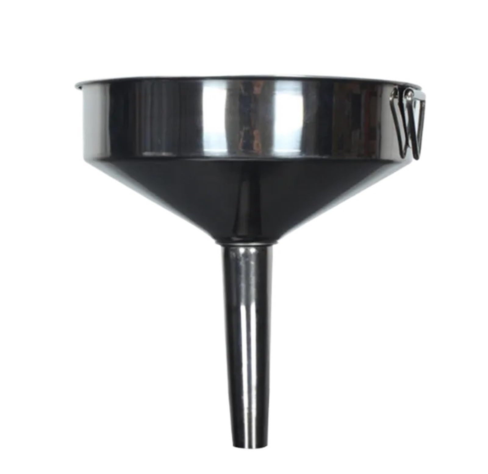 Embudo de Acero Inoxidable con Filtro Desmontable, Embudo Cocina Boca Ancha for conservas líquidos y Aceite Herramientas(21cm)