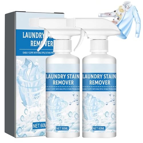 Fly Cloth Cleanse Clothing Emulsifier, Clothing Emulsifier Stain Remover, Stain Remover For Clothes Laundry, Powerful Laundry StainRemover Spray, Non Ionic Emulsifiers Cloth Cleaner (2 PCS)