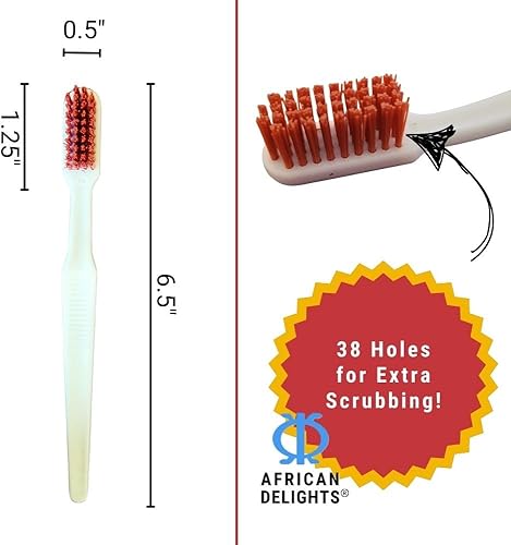 Miniatura 2 de Smokers - Juego de cepillos de dientes para quitar placa dura para adultos, cepillos de dientes con cerdas duras, herramientas dentales para quitar