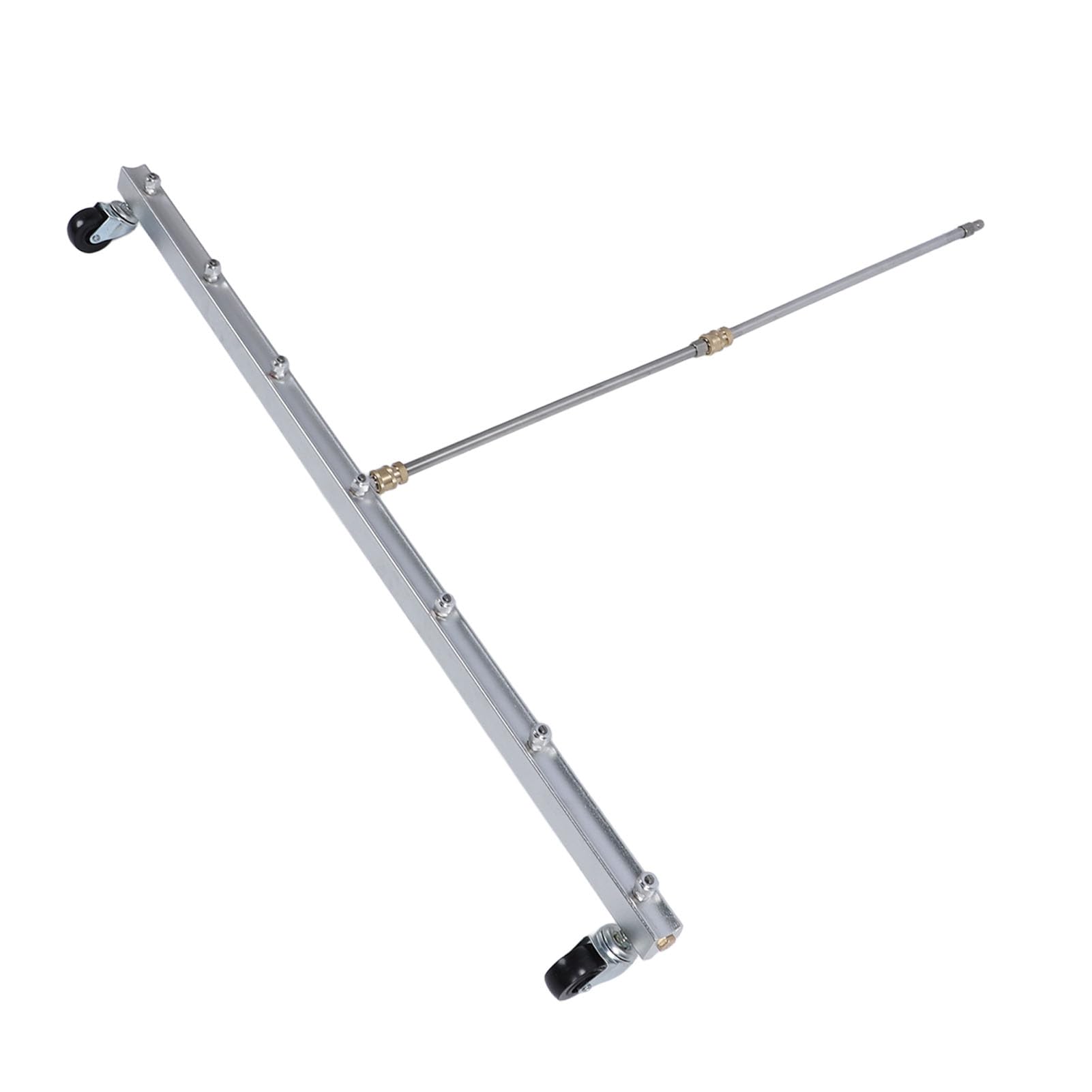 Bewinner Limpiador de Lavadora a Presión, Varilla de Extensión de 39,37 Pulgadas, Escoba de Agua de Acero Inoxidable, Conector Rápido de 1/4 Pulgadas para Entrada de Entrada, Limpieza de Pisos de