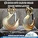 Mega Cargo Control Forged Steel Clevis Hooks, 1/2