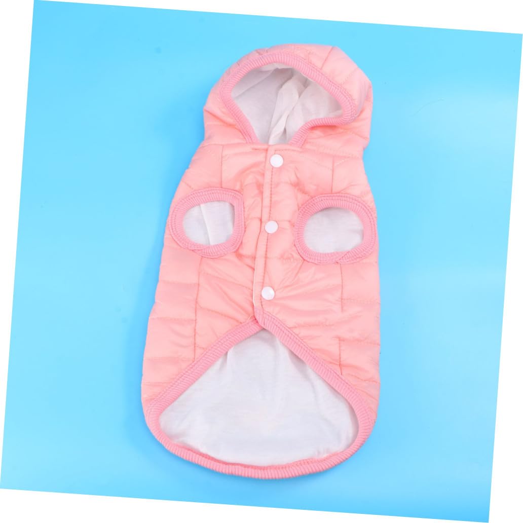 3 Pezzi di Abbigliamento per Animali Domestici Cappotto Caldo per Cani Gilet in Morbido Cotone per Cuccioli Passeggiate E Jogging