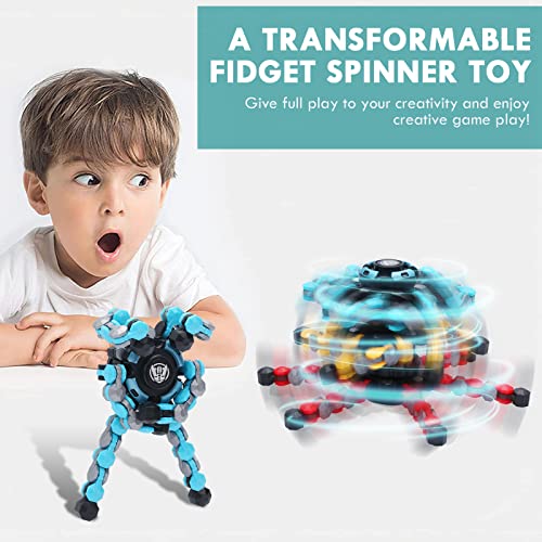 NEW Transformable Sensory Fidget Spinner Toy, Funny DIY Spin Top Hand Finger Spinner Creative Fingertip Mechanical Gyro for Kids Adults, All Ages NEW Transformable Sensory Fidget Spinner Toy, Funny DIY Spin Top Hand Finger Spinner Creative Fingertip Mechanical Gyro for Kids Adults, All Ages
