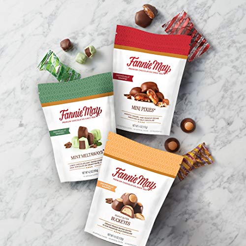 Fannie May, Milk And Dark Chocolate Candy, Everyday Bag Trio, 6 Bags #TOP1