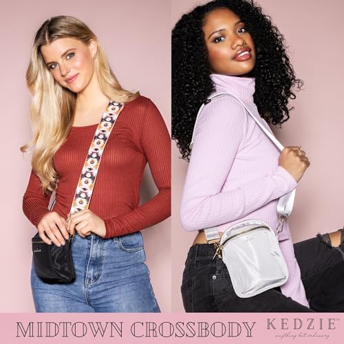 KEDZIE Midtown Crossbody Bag Lightweight Purse for Women - Black4