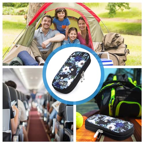Image of YOUSHARES Insulin Cooler Travel Case - Portable Refrigerated Medicine Case for Insulin Pen, Medication and Diabetic Supplies with 2 TSA Approved Ice Pack