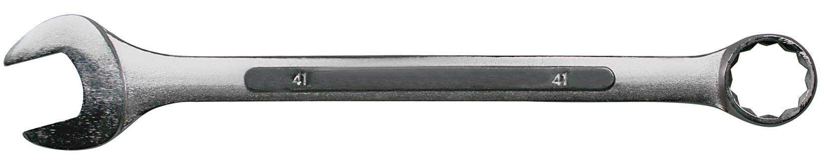 SW-Stahl 00927L Juego de 6 Llaves Combinadas Extra Largas, 34 a 50 mm | Herramientas de acero cromo-vanadio, acabado cromado mate en bolsa de sistema, medidas 34, 36, 38, 41, 46 y 50 mm