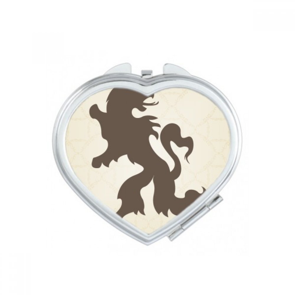 Miroir compact de maquillage avec double face portable