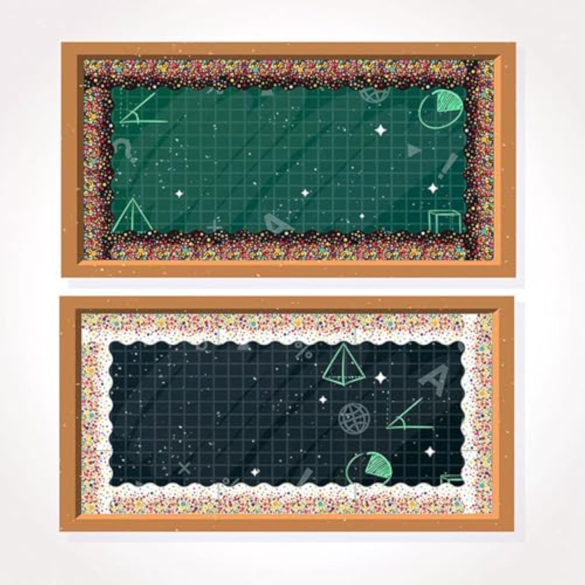 Bulletin Board Borders Cute Dot Classroom Borders for Office Wall Blackboard White