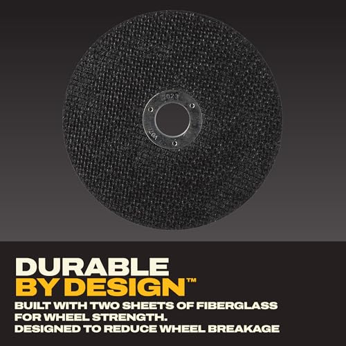 DEWALT 4-1/2 In x .045 in Aluminum Oxide Bonded Abrasive Cut Off Blade with 7/8 in Arbor, 15 Pack General Purpose Cutting Wheels (DWA8051B15) by DEWALT - Image 7