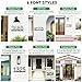House Numbers for Outside - Address Numbers for House - Address Signs for Houses - Metal Modern House Numbers for Address on House