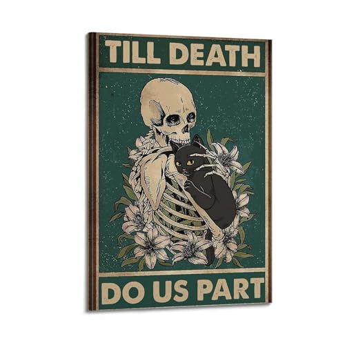 Toile Till Death Do Us Part tableau vintage haut de gamme 40x60