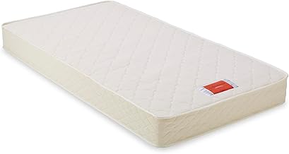 La Dusem DE-P100 033041100 Mattress, White Mattress, Single Size (Width 38.2 x Length 76.8 inches (195 cm), Thickness 7.1 inches (18 cm), Medium Soft Type, Easy to Carry In Roll