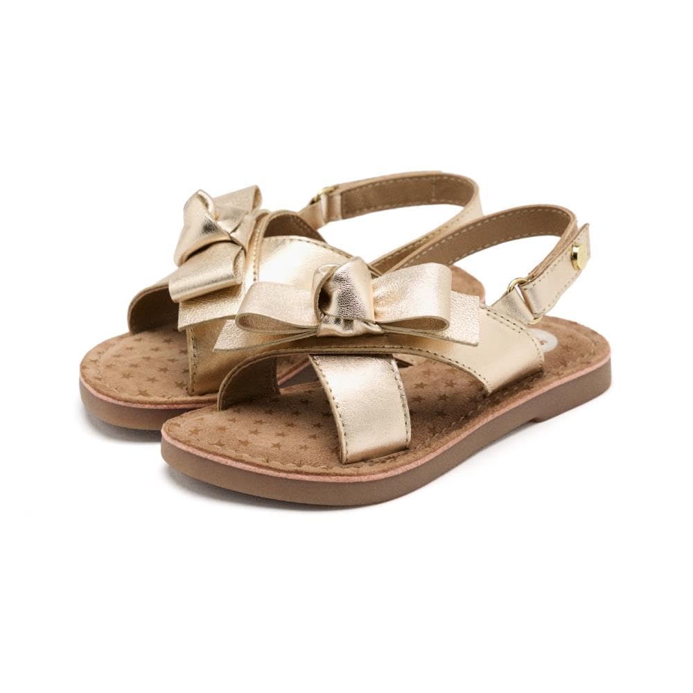 GIOSEPPO Swanzey Girls Flat Sandals, Platinum, 11.5 UK Child
