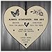 Always Remember You're Braver Stronger Smarter Beautiful - Handmade Wooden Perfect Hanging Heart Plaque-Sign Gift for Friend Your Best Friendship