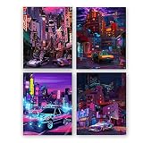 Japan Wall Art Tokyo City Posters,JapanTokyoStreet Racing Wall Art Prints,Japan Art Poster ,Japanese