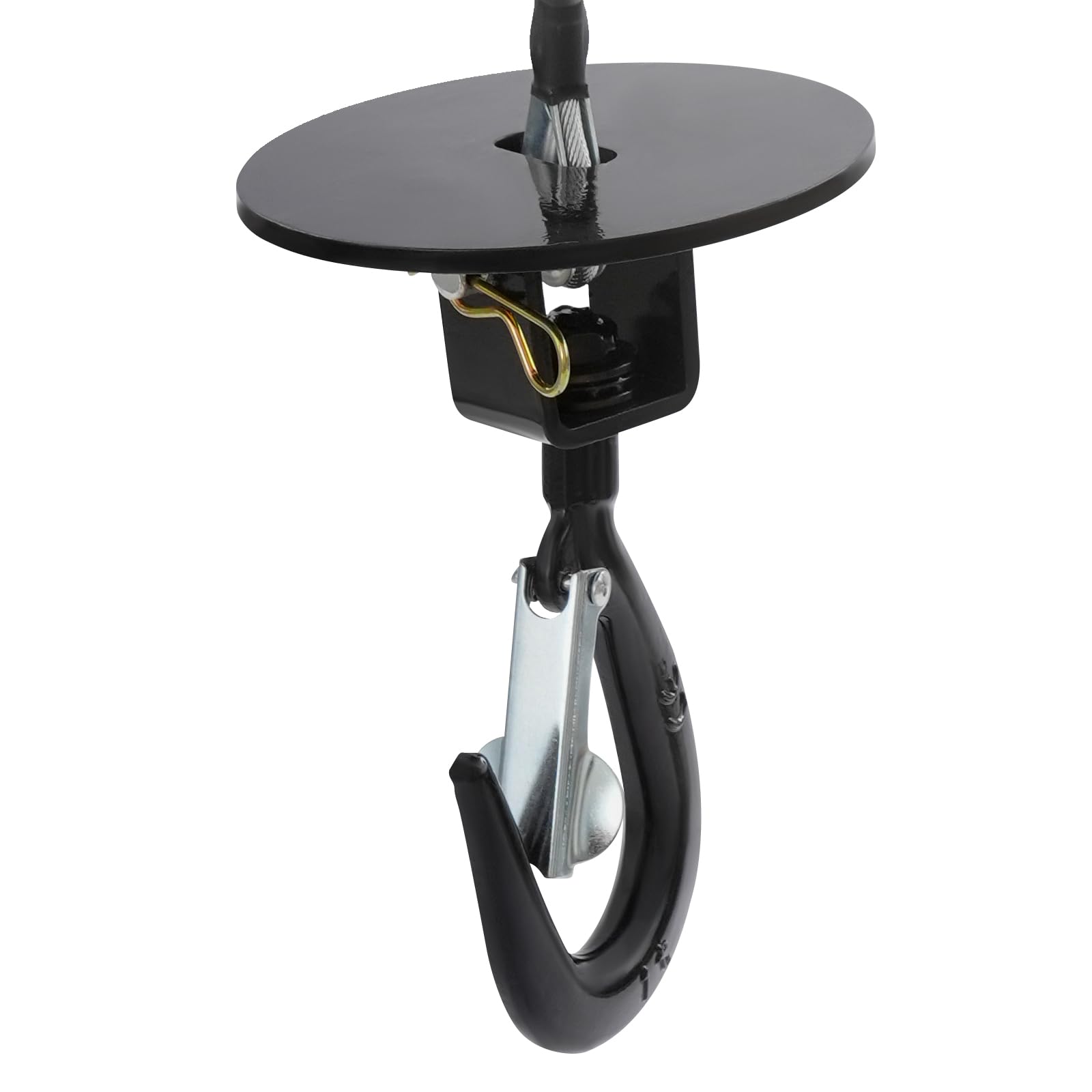 Cabestrante eléctrico RainWeel de 1500W 220V Polipasto Eléctrico 250kg 30m con cable de acero antitorsión Altura de elevación: 29m Mando por cable/control remoto
