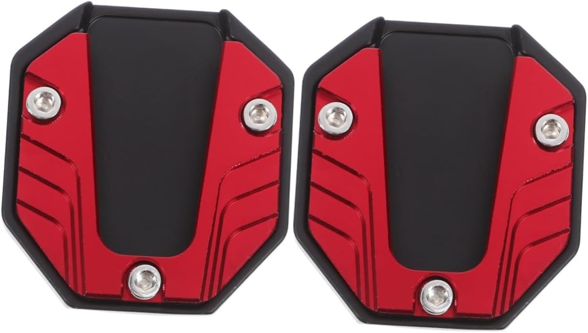 SOLUSTRE 2pcs Kickstand Plate for Motorcycles Side Stand Base Pad Easy Install Slip