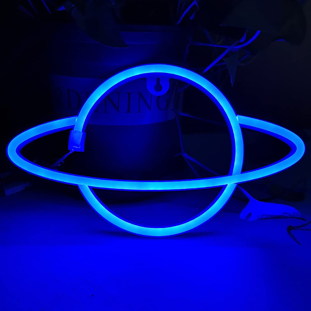Colording Star Neon Signs,LED Neon Light Wall Light,Battery/USB Powered Neon Signs for Wall Decor,Bedroom,Kids Room,Living Room,Bar,Party,Christmas,Wedding-Blue Star — view 31